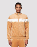 Sergio Tacchini Debossed Damarindo Velour Track Jacket