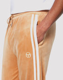 Sergio Tacchini Operations Inc Debossed Damarindo Velour Track Pants