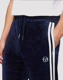 Sergio Tacchini Debossed Damarindo Velour Track Pants