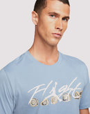 Nike Flight Essentials Rings Blue Tee