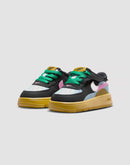 Nike Air Force 1 Low LV8 2 EasyOn Toddler Girls' Black/Summit White/Lt Armory Blue