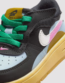 Nike Air Force 1 Low LV8 2 EasyOn Toddler Girls' Black/Summit White/Lt Armory Blue