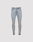 Grindhouse Seamed Ripped Green Jeans