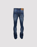 Grindhouse Stacked Flare Ripped Slim Fit Jeans