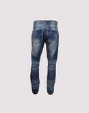 Grindhouse Blue Ripped Out Slim Fit Jeans