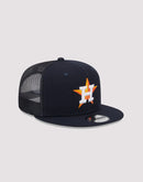 New Era Houston Astros 9FIFTY Evergreen Trucker Navy Snapback