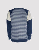A.TIZIANO Meyer Navy Crewneck