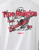 True Religion Buddha Logo White Tee