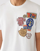 True Religion Collegiate Patch White Tee