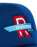 REFERENCE CO . Born to Win Racing Stripe Trucker Blue Snapback