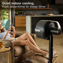 Shark FlexBreeze™ Pro Mist Indoor Outdoor Pedestal & Table Fan With Water Tank (Charcoal)