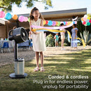 Shark FlexBreeze™ Pro Mist Indoor Outdoor Pedestal & Table Fan With Water Tank (Charcoal)