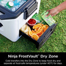 Ninja FrostVault™ 30qt Hard Cooler with Cold Dry Zone, Cloud White
