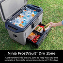 Ninja FrostVault™ 50qt Hard Cooler with Cold Dry Zone, Slate Gray