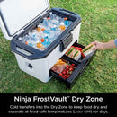 Ninja FrostVault™ 50qt Hard Cooler with Cold Dry Zone, Cloud White