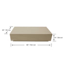 Elementi Home - Colorado 60" Rectangular Concrete Coffee Table FCG06