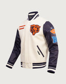 Pro Standard NFL Chicago Bears Retro Classic Rib Wool Varsity Jacket