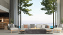 PyroMania Fire - Brut 72 Rectangle Concrete Fire Pit Table