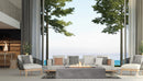 PyroMania Fire - Brut 72 Rectangle Concrete Fire Pit Table