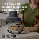Ninja Crispi® 4-in-1 Portable Glass Air Fryer Cooking System, Stone