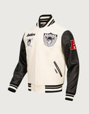 Pro Standard NFL Las Vegas Raiders Retro Classic Rib Wool Varsity Jacket