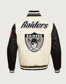 Pro Standard NFL Las Vegas Raiders Retro Classic Rib Wool Varsity Jacket