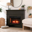 26 Inch Infrared Electric Fireplace Insert With Remote Control-Black
