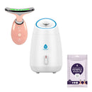 Pursonic Complete At-Home Facial Spa Bundle – Facial Steamer, 7-in-1 LED Light Therapy Device & Hydrocolloid Pimple Patches