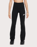Nike High-Waisted Flared Leggings Grade-School
