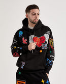 First Row Flying Heart Fleece Hoodie