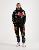 First Row Flying Heart Fleece Hoodie