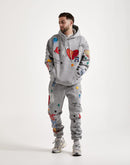First Row Flying Heart Fleece Hoodie