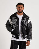 First Row Keep Things Simple Varsity Jacket