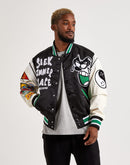 First Row Seek Inner Peace Varsity Jacket