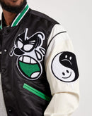 First Row Seek Inner Peace Varsity Jacket