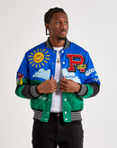 First Row Think Green Always Varsity Jacket
