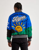 First Row Think Green Always Varsity Jacket