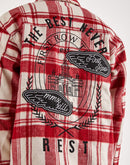 First Row Plaid Woven The Best Never Rest Jacket