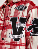 First Row Plaid Woven The Best Never Rest Jacket