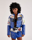 First Row Leather Racing Jacket
