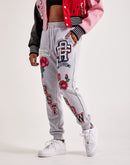 First Row Flower Power Fleece Joggers