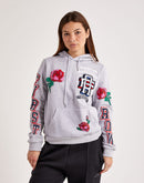 First Row Flower Power Fleece Pullover Hoodie