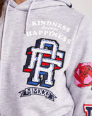 First Row Flower Power Fleece Pullover Hoodie