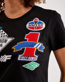 First Row Moto Graphic Tee