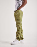 First Row Slim-Straight Cargo Pants