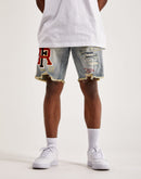 First Row Keep Cool Denim Shorts