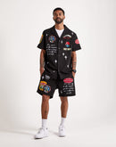 First Row Graphic Woven Shorts