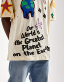 First Row Chenille Patch Graphic Tee