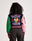 First Row Flower Power Varsity Jacket