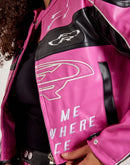 First Row Leather Racing Jacket